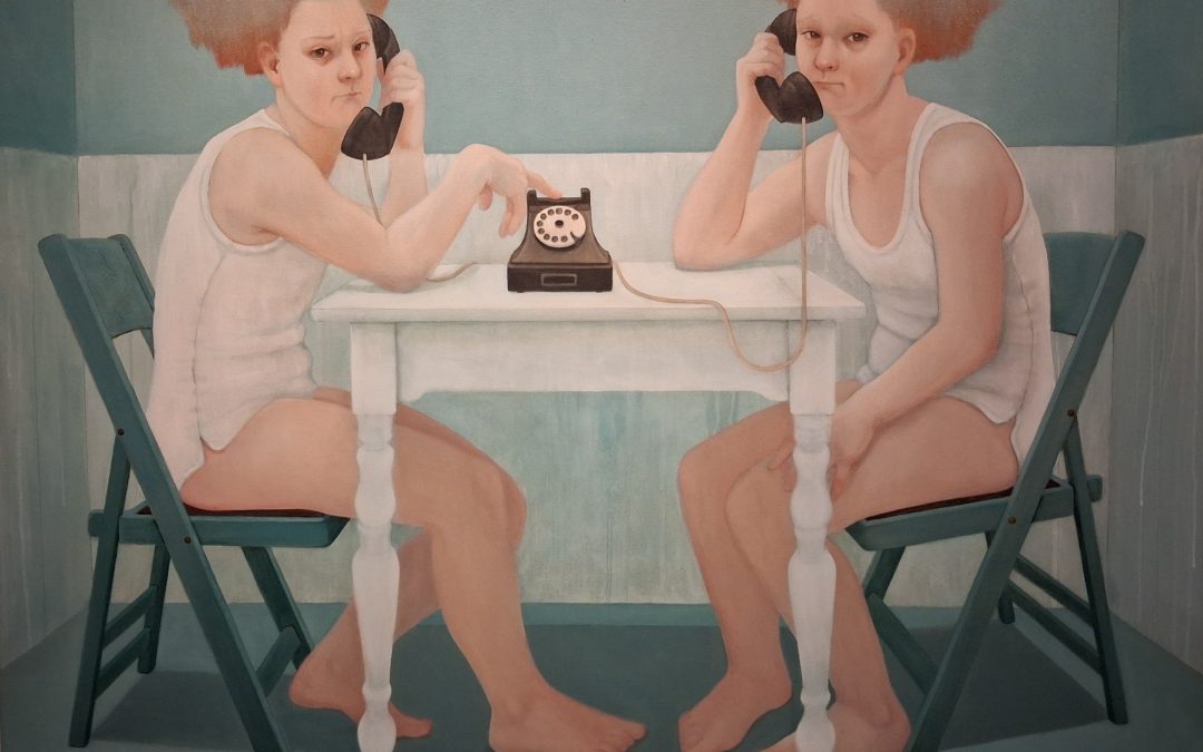 Joyce Eijkhout en Hans Endendijk in Galerie Peter ter Braak