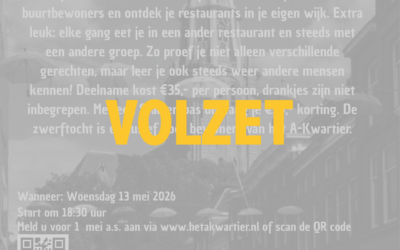 Culinaire zwerftocht 13.05.2026 – VOLZET
