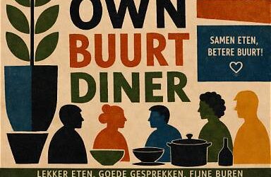 Uitnodiging BYO buurtmaaltijd zaterdag 12 september 17:00 – 21:00 uur bij het Museum aan de A